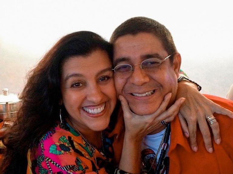 Regina Casé comemora o aniversário de Zeca Pagodinho 