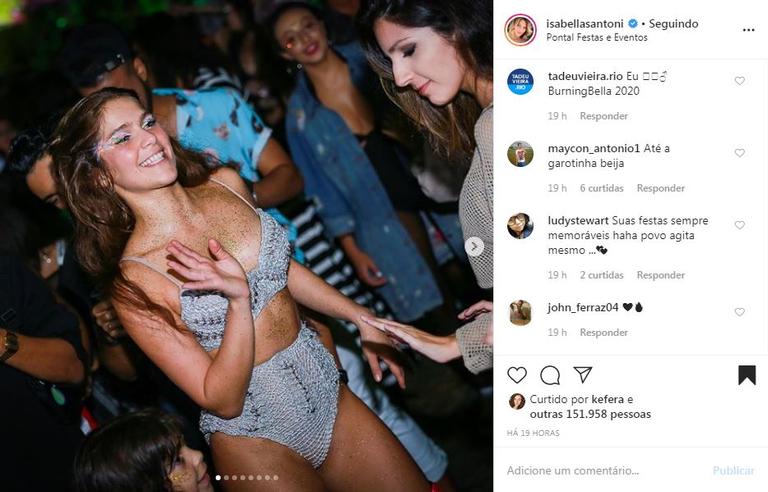 Isabella Santoni relembra carnaval passado e dá dicas para curtir o evento 