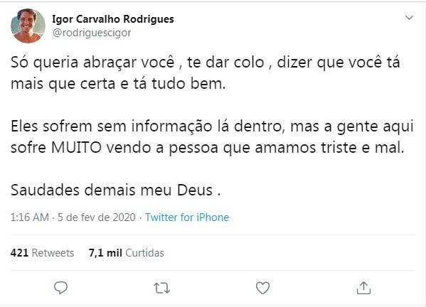 Igor se declarando