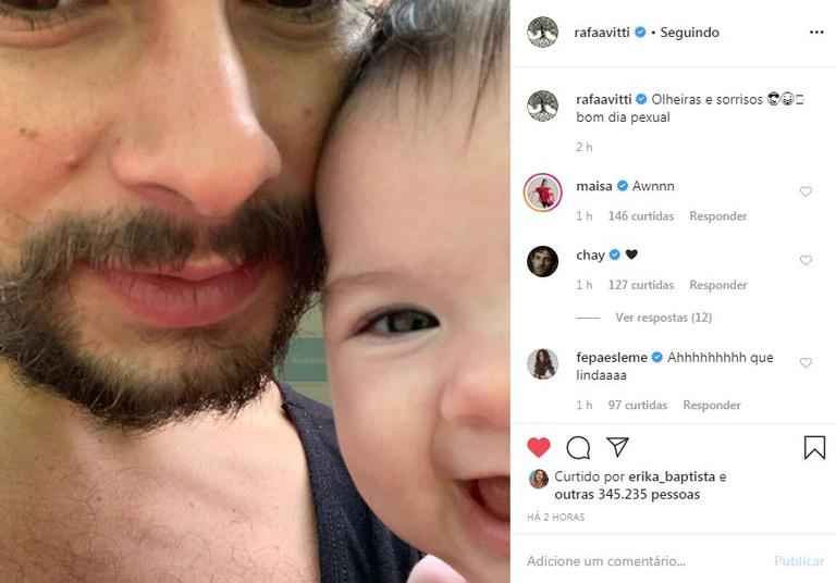 Rafa Vitti com Clara Maria