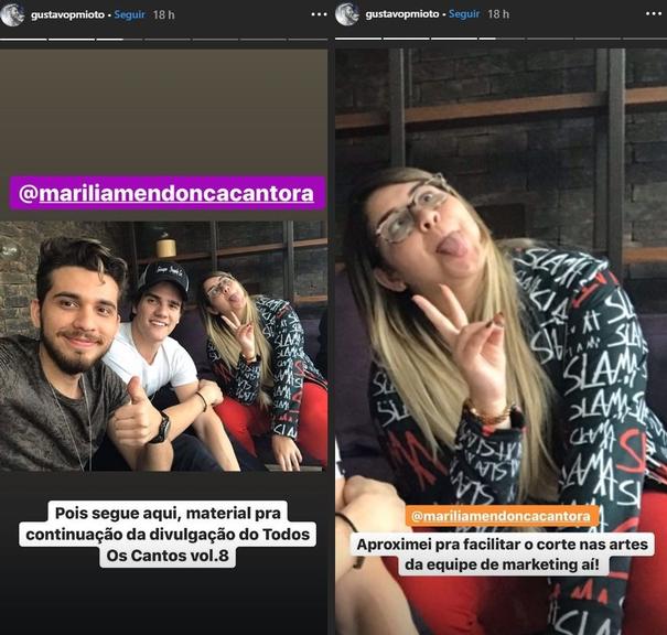 Gustavo e Marilia em brincadeira