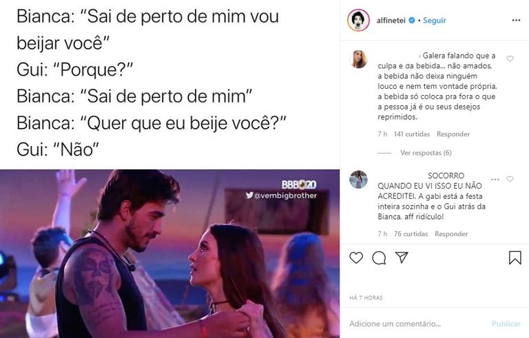 Bianca Andrade e Guilherme BBB20