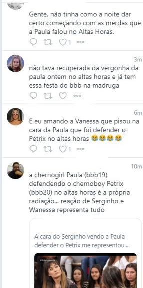 Paula tenta defender Petrix