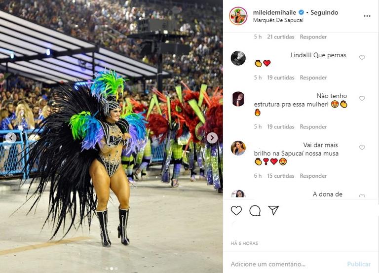 Mileide Mihaile em Carnaval