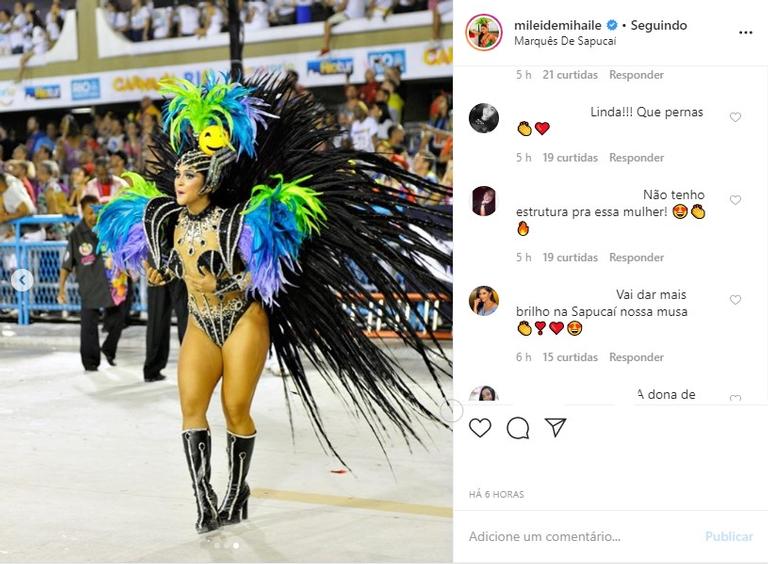 Mileide Mihaile em Carnaval