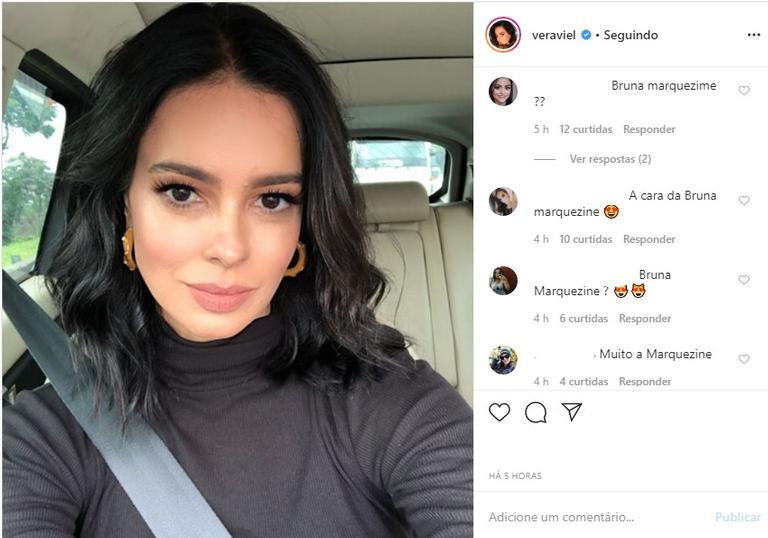 Vera Viel comparada com Bruna Marquezine