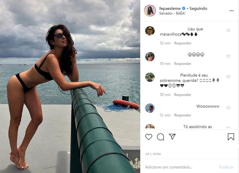 Fernanda Paes Leme de biquíni