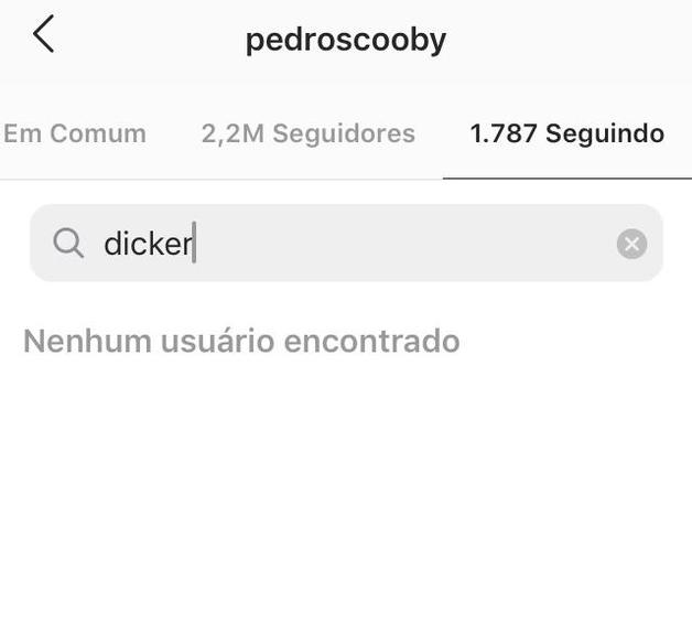 Pedro Scooby e Cintia Dicker param de se seguir