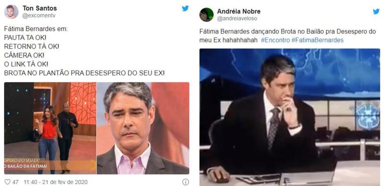 Fátima Bernardes dança hit do momento e vira meme na web