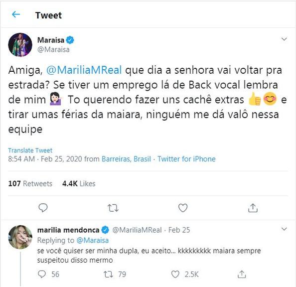 Marilia e Maraisa