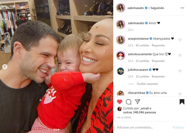 Duda Nagle encanta ao publicar foto em momento família com Sabrina Sato e Zoe