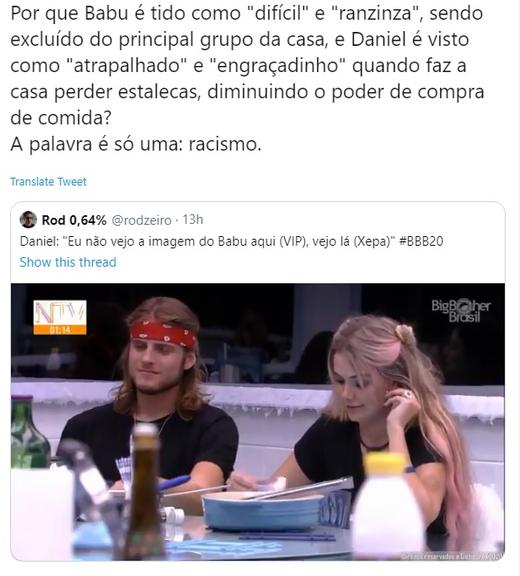 Marcela e Daniel são acusados de racismo