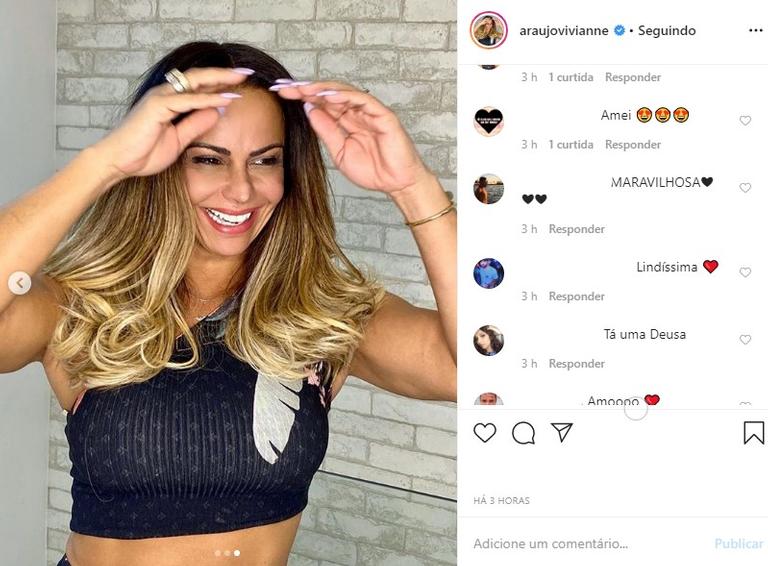 Viviane Araújo novo cabelo