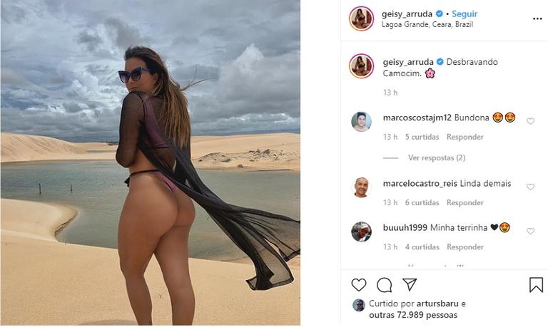 Geisy mostrou bumbum