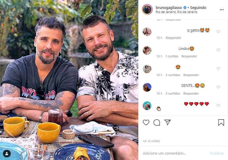 Bruno Gagliasso e Rodrigo Hilbert