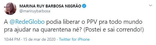 Marina Ruy Barbosa pede para Globo liberar o BBB 24 horas