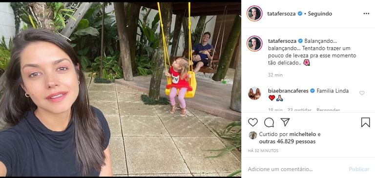 Thaís Fersoza mostra como passou de quarentena com a família