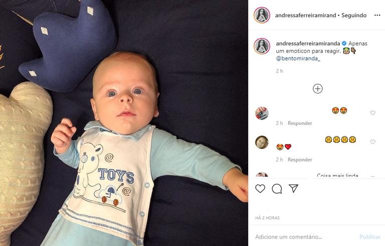 Filho de Andressa Ferreira e Thammy Miranda, Bento