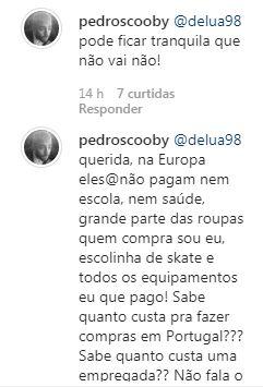 Pedro Scooby responde seguidores e alfineta Luana Piovani