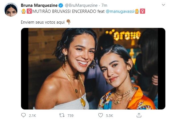 BBB20: Marquezine faz mutirão para ajudar Manu Gavassi