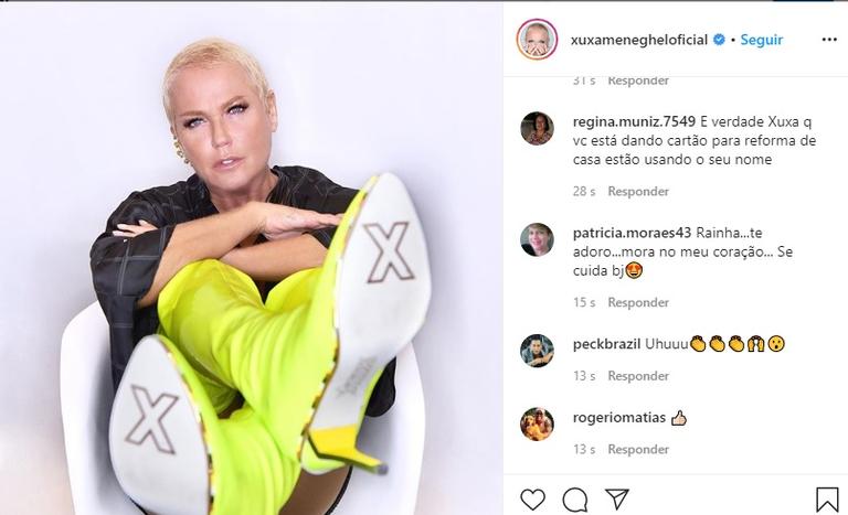 Xuxa mostra estilo!