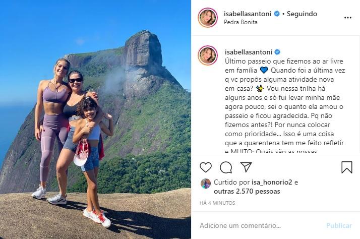 Isabella Santoni desabafa sobre prioridade nas redes sociais