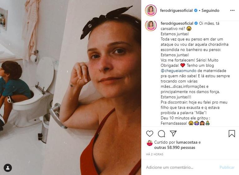 Fernanda Rodrigues desabafa sobre cuidados com os filhos na quarentena