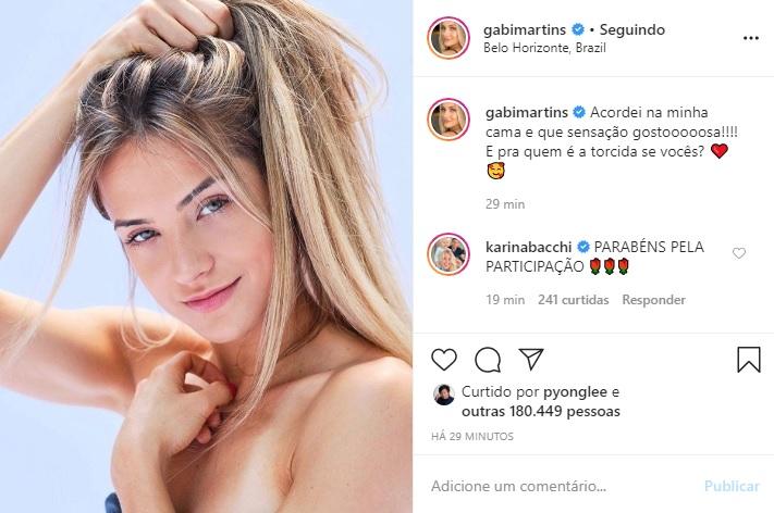 Gabi, do BBB20, fala como é voltar pra casa pós reality