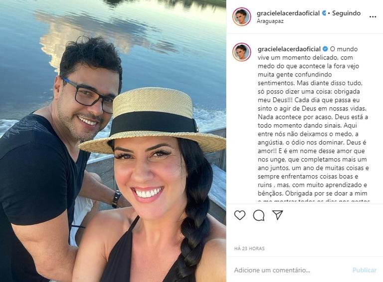 Graciele Lacerda e Zezé Di Camargo