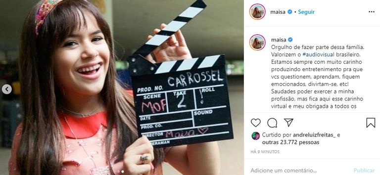 Maisa relembra Carrossel