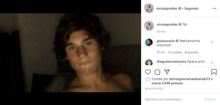 Nicolas Prattes relembra clique da adolescência