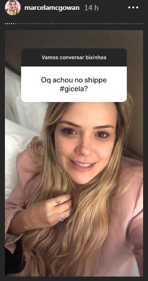 Marcela nega beijo em Gizelly e fala sobre ter virado 'mãe' de Daniel