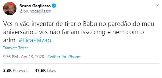 Famosos declaram torcida por Babu em mais um paredão