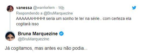 Bruna Marquezine revela que quer atuar na série de Manu