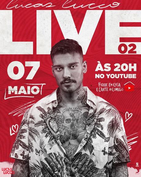 Lucas Lucco anuncia nova live