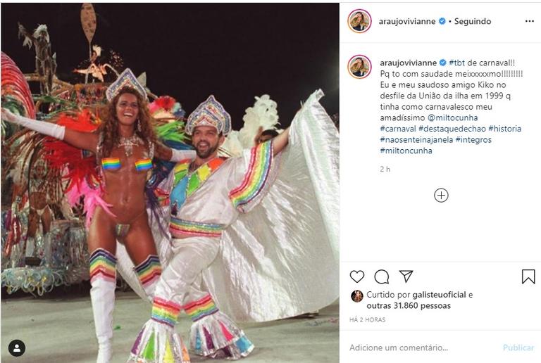 Viviane Araújo foto de Carnaval