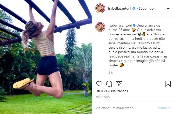 Isabella Santoni fala sobre sua criança interior