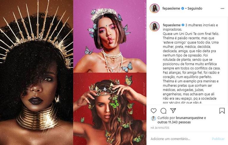 Fernanda Paes Leme comenta sobre as finalistas do BBB 20