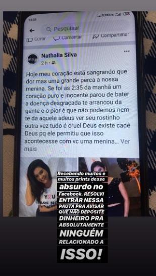 Mileide Mihaile tem fotos utilizadas por perfil fake