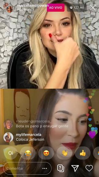 Marcela McGowan e Bianca Andrade fazem revelações íntimas em live