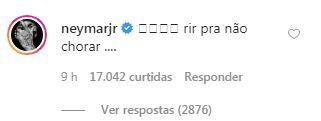 Neymar Jr. debocha de Flayslane após ex-BBB contar que já ficou com o jogador