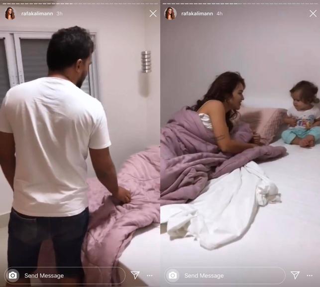 Família de Rafa Kalimann faz pegadinha com a ex-sister