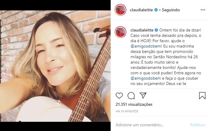 Claudia Leitte emociona a web com vídeo desabafando