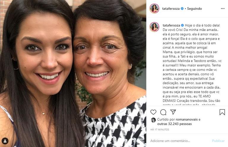 Thais Fersoza celebra aniversário da mãe com linda homenagem