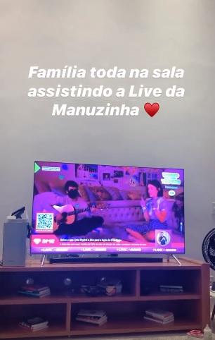 Rafa assiste live de Manu