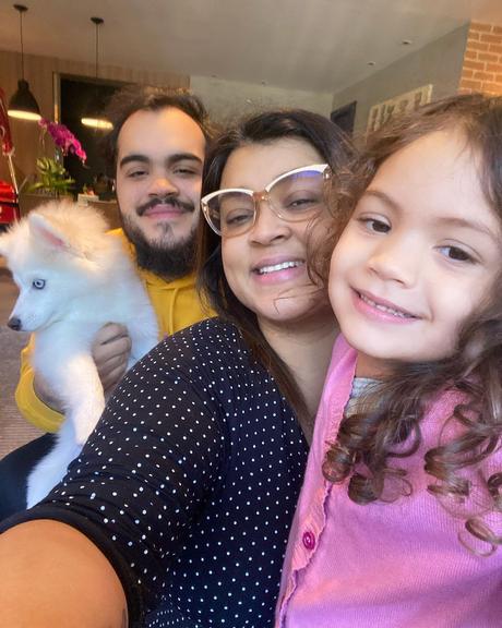 Preta Gil com o filho e a neta