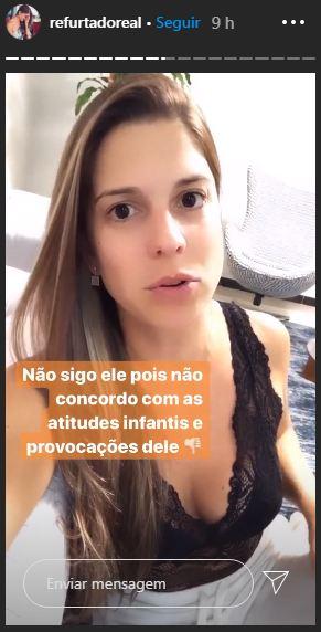 Ex-BBB Hadson Nery diz que é amigo de Renata Furtado e ex-Casa de Vidro nega e fala que nçao concorda com as atitudes do ex-brother