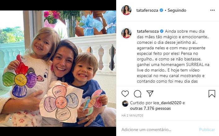 Thais Fersoza relembra foto no Dia das Mães e encanta a web