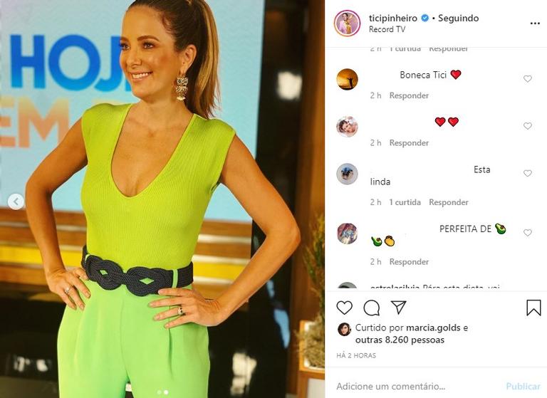 Ticiane Pinheiro look do dia