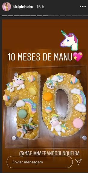 Mesversário filha Ticiane Pinheiro